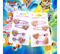 2/4 pièces Set de barrettes et élastiques à cheveux Paw Patrol, accessoires de cheveux, barrette pour frange, paire de pinces, décoration d'ambiance. Parfait pour la décoration de fête, la décoration