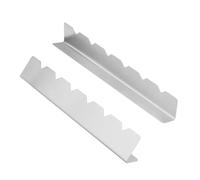 2/4 pièces support de support de brochette de barbecue en acier inoxydable, ensemble de kebab antiadhésif for camping en plein air pique-nique jardin fête outils de barbecue(30cm 4pcs)