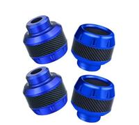 2/4 Pièces Universel Moto Roue Protection Crash Pad Crash Protecteurs Alliage Chute Fourche Avant Curseur Tasses(Blue 4pcs)