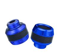 2/4 Pièces Universel Moto Roue Protection Crash Pad Crash Protecteurs Alliage Chute Fourche Avant Curseur Tasses(Blue 2pcs)