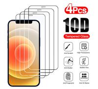 2/4 pièces verre de couverture complète pour iPhone 11 12 13 14 15 16 Pro Max 16E iPhone X XR Xs Max 6s 7 8 14 15 16 Plus verre trempé Pour iPhone 14 ProMax