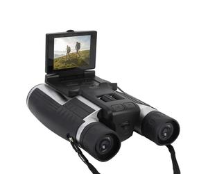 2,4 Pouces Binoculaires Numériques LCD avec Caméra pour Adultes, 8X Numérique Zoom 12x32 48MP 2,5k Recordeur de Photos Vidéo pour L'oiseau Regard
