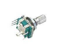 2-40 encodeurs rotatifs demi-axe/prune, longueur du manche : 15 mm/20 mm, interrupteur à code/EC11/potentiomètre numérique avec interrupteur à 5 broches (prune 15 mm, 40 pièces)