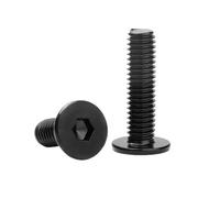 2-400 pièces M2/M2.5/M3/M4/M5/M6/M8/M10/M12 acier inoxydable vis à douille hexagonale à tête ultra-mince, M6x8mm