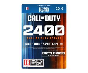 2 400 Points COD (Carte Cadeau Blizzard)