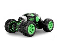 2.4g 4wd Double Face Stunt Rc Car 360 Rotation Toy,Jaune