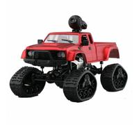 2.4g 4wd Rc Car 720p Hd Wifi Fpv Off-Road Military Truck Track Wheel W / Led Light,Blue