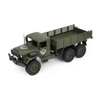 2.4g 6wd Off-Road Transporter Military Truck Crawler Rc Car Rtr,Green