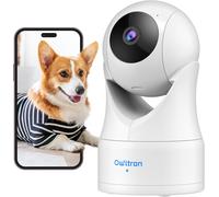 2.4g Panoramic Indoor Security Camera For Baby Monitor - Dog Security Camera With 360° Rotating View, Two-Way Audio, Intelligent Detection, Night Vision