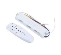 2.4G Pilote LED intelligent avec télécommande, intensité variable, bloc d'alimentation pour 4 bandes LED (24-40 W), entrée 170-245 V, sortie 90-230 V, blanc