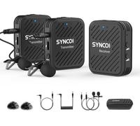 2,4G Système De Microphone Sans Fil, G1 (A2) Kit Émetteur-Récepteur Transmission De 50M Micro Cravate Lavalier, Surveillance En Temps Réel Pour Caméra Dslr Pc Smartphone Enregistrement Vidéo