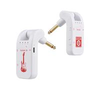 2 4G Wireless Guitar Transmitter Receiver Set Plug and Play Transmission Réelle 48K16bit Fiche Rotative à 282 Degrés pour Guitare Électrique Basse Instruments Vent Électriques