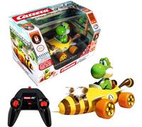 Carrera RC 370181065 Mario Kart Bumble V, Yoshi 1:18 Véhicule RC débutant électrique Voiture de t