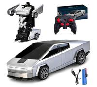 2,4GHz Voiture télécommandée transformable avec yeux LED-Robot-voiture RC | Voiture robot télécommandée - Échelle 1:18, transformation en une touche et rotation à 360°