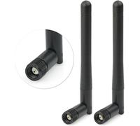 2.4GHz WiFi Antenna Adapter SMA Male 3dBi Omnidirectional WiFi 11cm with SMA Plug Compatible for Antenna Camera WiFi Router WiFi Wireless Bluetooth (2 Pieces)