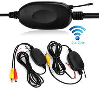 2.4ghz Wireless Video Rear View Car Camera Rca Transmitter Receiver Kit For Backup Camera Monitor Camera Receiver Cam Dvd Gps Module Car Player Radio Adapter Trigger.[J48]