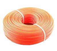 2.4mm/2.7mm/3mm 1LB coupe gazon ligne débroussailleuse tondeuse Nylon corde cordon ligne longue ronde/carrée rouleau herbe corde ligne-2.4mm Round 1LB