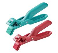 2/4PC Hot Plate Gripper Tongs, Anti-Scald Silicone Multi-Angle Gripper Clips, Non-Slip Kitchen Plate and Bowl Clamp for Safe Handling of Hot Plates and Bowls (2 pack)