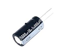 2~4pcs/lot T08 15000uf16V aluminum electrolytic capacitor size 17 * 35 16V 15000uf 20% EKFBQBGW(One Size)