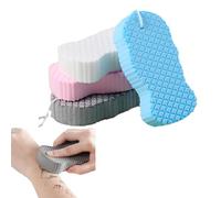 2/4PCS Magic Exfoliating Bath Sponge 3D - Soft High Rebound Exfoliating Body Sponge, Dead Skin Remove, Skin Friendly & Reusable for Adults, Children, Pregnant Women (4 pcs)