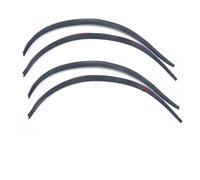 2/4pcs Universal Fibre Car Truck Body Kit Trim Fender Flare Roue En Caoutchouc Sorcils Anti-rayures Bande Stickers À Lèvres Noir/Carbone(4pcs CARBON FIBER)