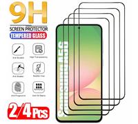 2/4PCS Verre Pour Samsung Galaxy A56 A55 A54 A53 verre trempé pour Samsung A17 A27 A37 A57 A36 A26 A16 Protecteur d'écran Samsung S26 S25 S24 Ultra Film protecteur pour téléphone SM S25 Plus