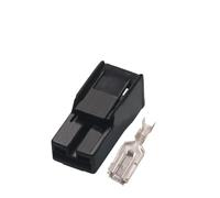 2/5/10/20/50 Ensembles 1 PIN 6.3 Mm Fiche de câblage automatique Câble électrique Câble électrique femelle Connecteur de câblage noir DJ70110-6.3-21(50 SETS_1P)
