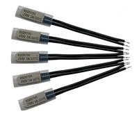 2/5/10/50/100 pièces KSD9700 160°C-250°C 5A/10A NC Interrupteur Thermique à Disque bimétallique en céramique Protection Thermique(220C,5A-Metal-NC_10PCS)