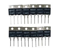 2/5/10 pièces KSD-01F/C-31F Interrupteur de température constant 0°C-150°C, fusible thermique réarmable 0°C/15°C/30°C/50°C/70°C/85°C/90°C/95°C/10°C(5PCS,D-Normally Close,5C)