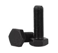 2/5/10 Pièces M10 M12 M14 M16 Grade 10.9 Dents Fines Vis Hexagonale Externe Boucle Complète Boulon Longueur De Filetage 16mm-200mm(60mm,M14X1.5-full -5pcs)