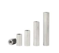 2/5/ 10 pièces M2 M2.5 M3 M4 M5 M6 M8 M10 M12 Entretoise hexagonale en acier inoxydable 304, tige longue, écrou hexagonal, boulon(25mm,M10 (2pcs))