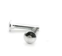 2/5/10 pièces M4 M5 M6 M8 M10 M12 Acier au Carbone GB12 DIN603 étagère Bureau Botte tête Ronde col carré Chariot vis entraîneur Boulon(10mm,2pcs M12)