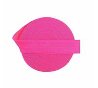 2 5 10 Yard 5/8" 15mm Solid Shiny FOE Fold Over Elastics Spandex Satin Band Hair Tie Headband Dress DIY Sewing Trim-11 Virtual Pink-20mm-2 Yards