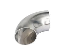 2.5" 63mm O/D 304 Stainless Steel Butt Weld 90 Degree Elbow Bend Pipe Fitting homebew Dairy Product