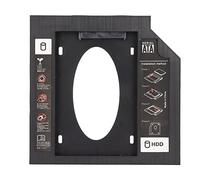 2.5" 9.5mm 2nd Box Bay, Convertisseur Universel SATA vers SATA SSD, Couvercle de Plateau de Disque Dur SSD HDD, Adaptateur de Disque Dur pour Ordinateur Portable pour Emplacement de Lecteur CD D