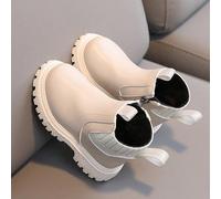 2-5 ans Bottes pour enfants, nouvelles bottes de mode automne/hiver pour garçons, bottes courtes rétro pour filles EUR21,EUR22,EUR23,EUR24,EUR25,EUR26,EUR27,EUR28,EUR29,EUR30Unicolore