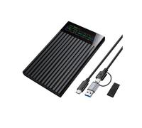 2.5 Inch SSD HDD Enclosure Case, USB 3.1 Mobile Hard Drive Box, 6Gbps Mobile Hard Drive Case for PC Laptop