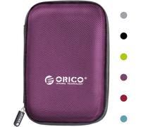 2.5 Inch Waterproof External Hard Drive Case for Organizing 2.5 Inch HDDs SSD and Computer Accessories,Purple (PHD-25)