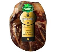 2.5 Kg Jambon 100% Iberique PATA NEGRA Bellota (épaule) Sans Os - De porcs ibériques nourris avec des glands et 100% naturel - Jambon Désossé, Jamon Iberico de Bellota Pata Negra