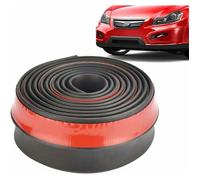 2.5 m Auto Bande de Garniture de Voiture Caoutchouc Souple Lame avant Universel Protecteur de Pare-chocs de Voiture Bande Adhésive