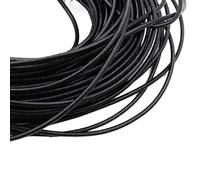 2-5 m/lot 1-8mm Cuir de Vache Rond/Plat Brin String Cordon Bracelet à bricoler soi-même résultats Corde chaîne for la Fabrication Bijoux Accessoires(3mm Round 5meters-01)