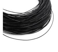 2-5 m/lot 1-8mm Cuir de Vache Rond/Plat Brin String Cordon Bracelet à bricoler soi-même résultats Corde chaîne for la Fabrication Bijoux Accessoires(1mm Round 5meters-01)