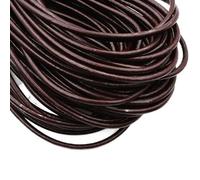 2-5 m/lot 1-8mm Cuir de Vache Rond/Plat Brin String Cordon Bracelet à bricoler soi-même résultats Corde chaîne for la Fabrication Bijoux Accessoires(4mm Round 2meters)