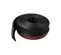 2,5 m - Pare-chocs avant de voiture - Jupon en caoutchouc souple - Avec raccord pour voitures, camions et SUV - Noir