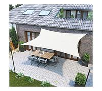 2,5 m x 3m Sun Shade Sails Rectangle de la canopée avec Corde 98% de Bloc UV Patio étanche auvent