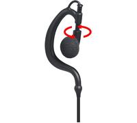 2.5 mm Connecteur Oreillette Mono PTT pour Talkie-Walkie,Casque en Forme de G,Compatible avec Motorola Talkabout TLKR T62,T82,T82 Extreme,T92 H2O Radios Bidirectionnelles.[W56]