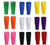2/5 paires de manchons de compression pour les jambes de football, bas de compression pour les mollets Blanc 5 paires,Noir 5 paires,Blanc 2 paires,Noir 2 paires,Bleu 5 paires,Rose 5 paires,Violet 2 pa