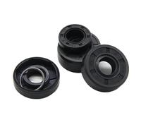 2/5 pièces joint d'étanchéité ID 10 mm TC-10 x 17/18/19/20/22/25/26 x 5/7/8/10 mm Joint d'étanchéité à double lèvre pour arbre en caoutchouc (10 x 18 x 5 mm)