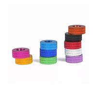 2~5 pièces M2 M3 M4 en alliage d'aluminium coloré anodisé écrou moleté poignée écrous à bouton rotatif(Orange,M2.5-5Pcs)
