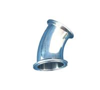 2.5" Tri Clamp x 57mm 2.25" Pipe OD SUS 304 Stainless Steel 45 Degree Elbow Fitting Home Brew Beer Wine